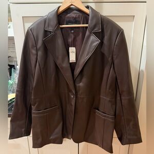 Banana Republic Brown Leather Women's Jacket